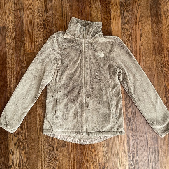 The North Face Women's Small Tan Osito Fleece Full Zip Jacket - Picture 1 of 5